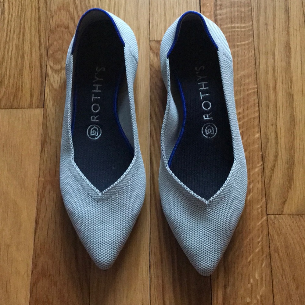 Rothy’s Flax Birdseye Pointed Shoes-100% Authentic